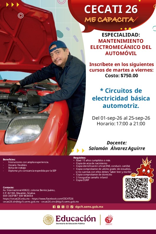 Circuitos de electricidad básica automotriz.