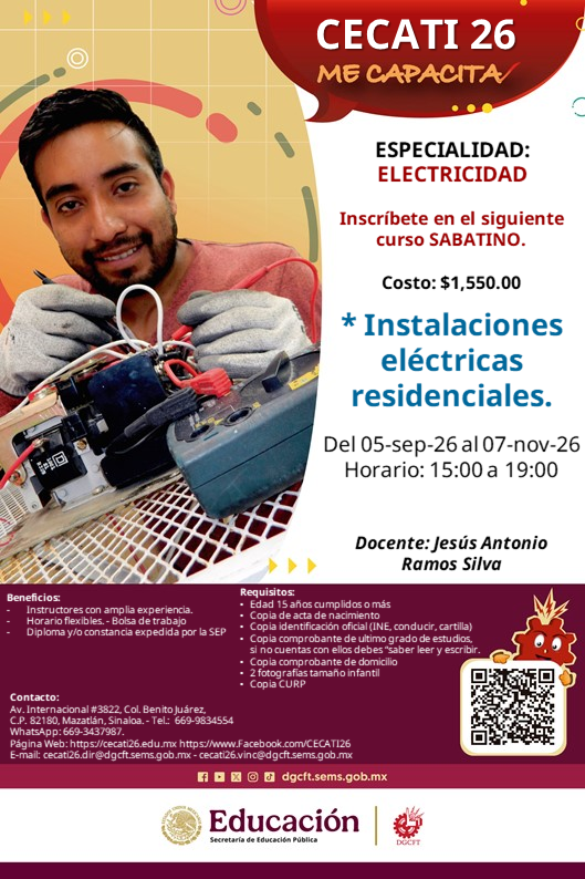Instalaciones eléctricas residenciales.